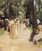 The Parrot Walk at Amsterdam Zoo Max Liebermann